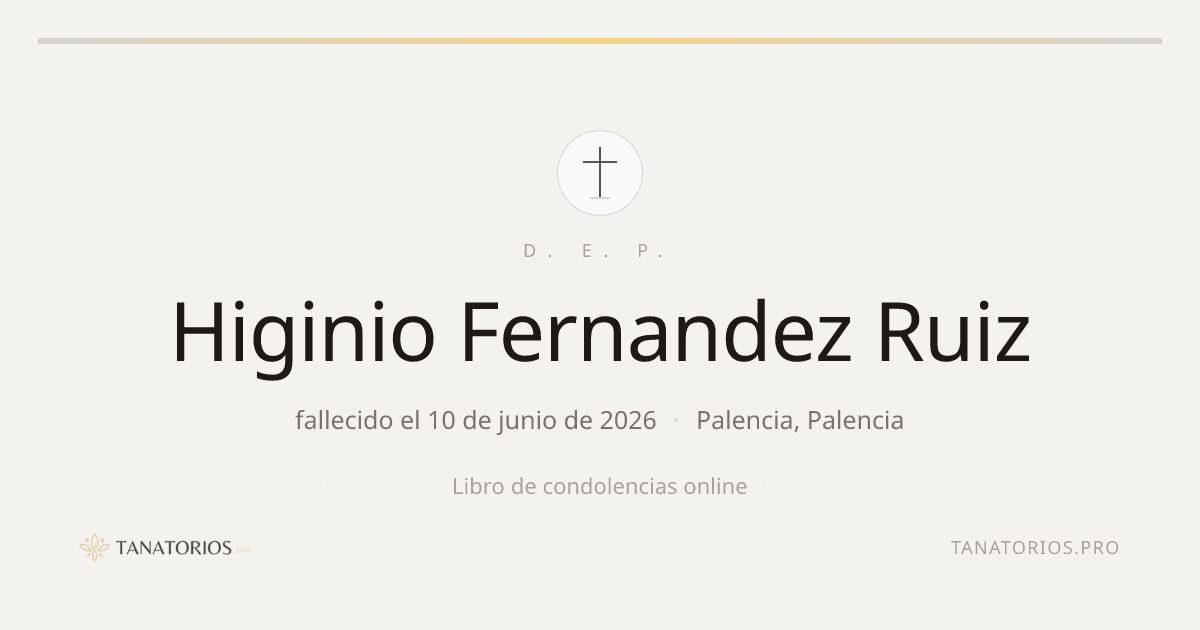 Memorial de Higinio Fernandez Ruiz