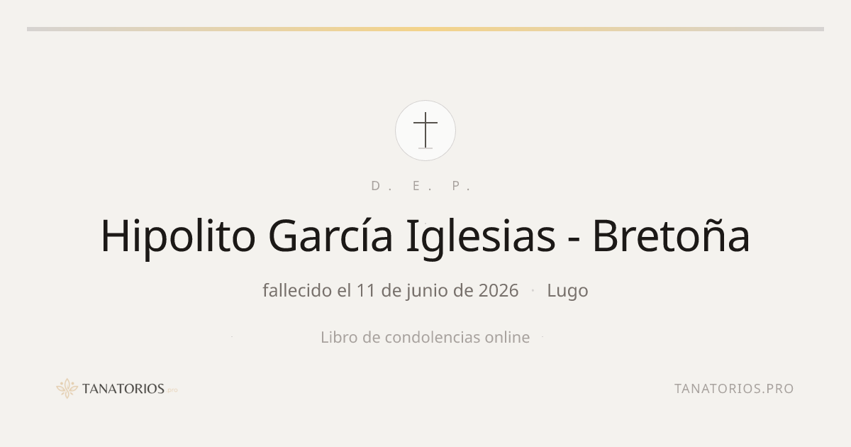Memorial de Hipolito García Iglesias - Bretoña