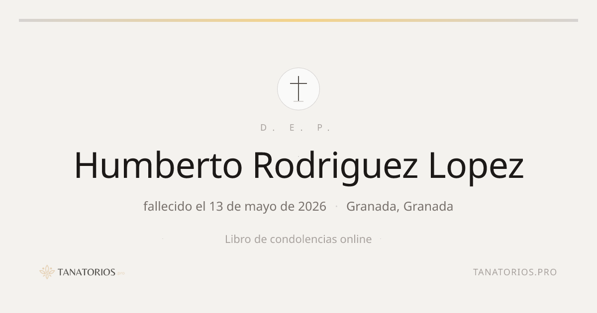 Memorial de Humberto Rodriguez Lopez