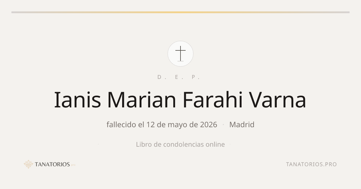 Memorial de Ianis Marian Farahi Varna