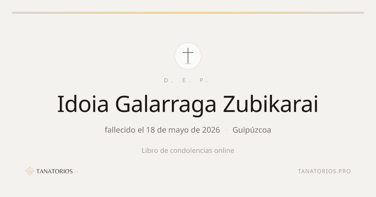 Memorial de Idoia Galarraga Zubikarai