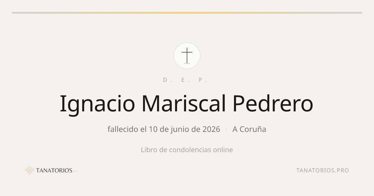 Memorial de Ignacio Mariscal Pedrero