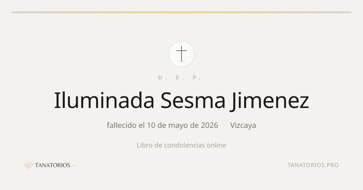 Memorial de Iluminada Sesma Jimenez