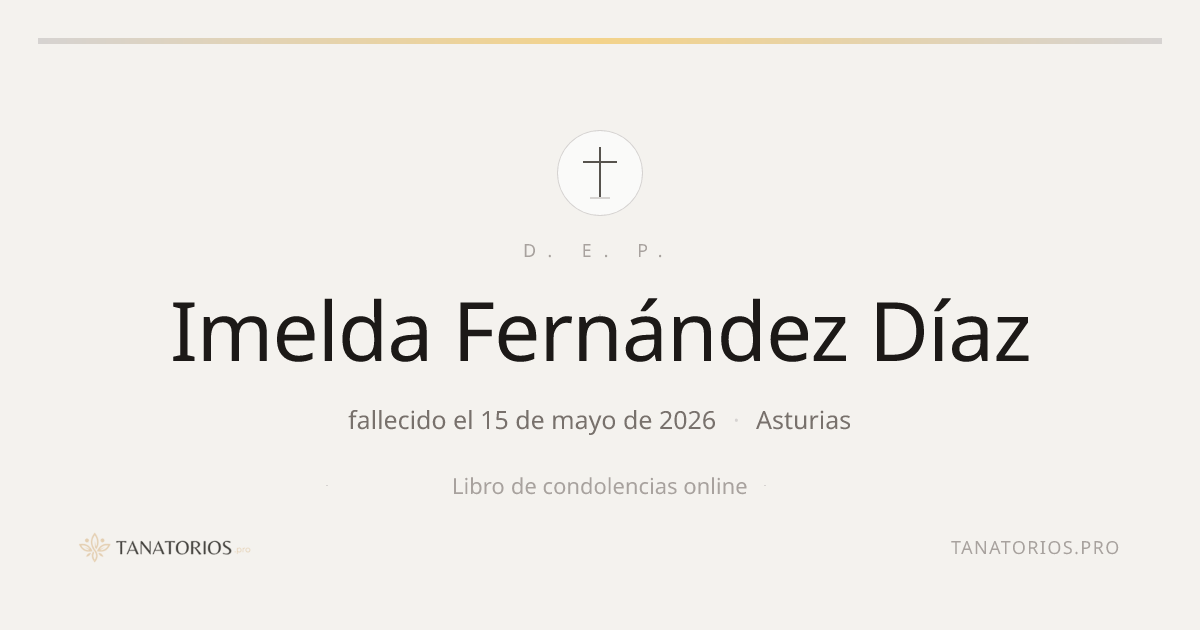 Memorial de Imelda Fernández Díaz