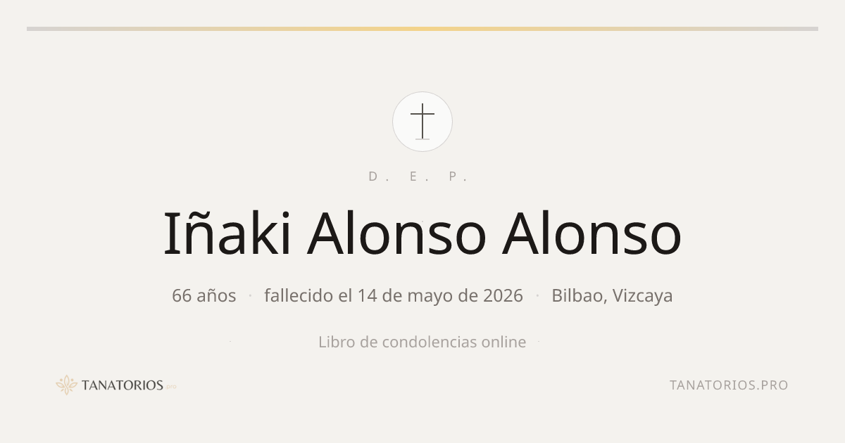 Memorial de Iñaki Alonso Alonso