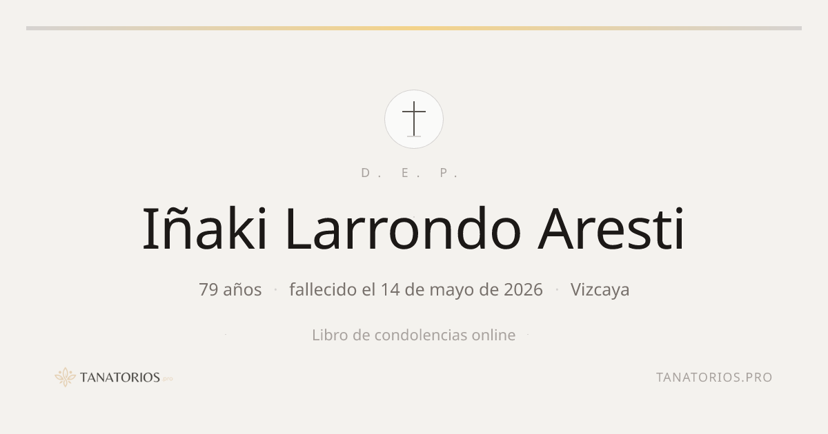 Memorial de Iñaki Larrondo Aresti