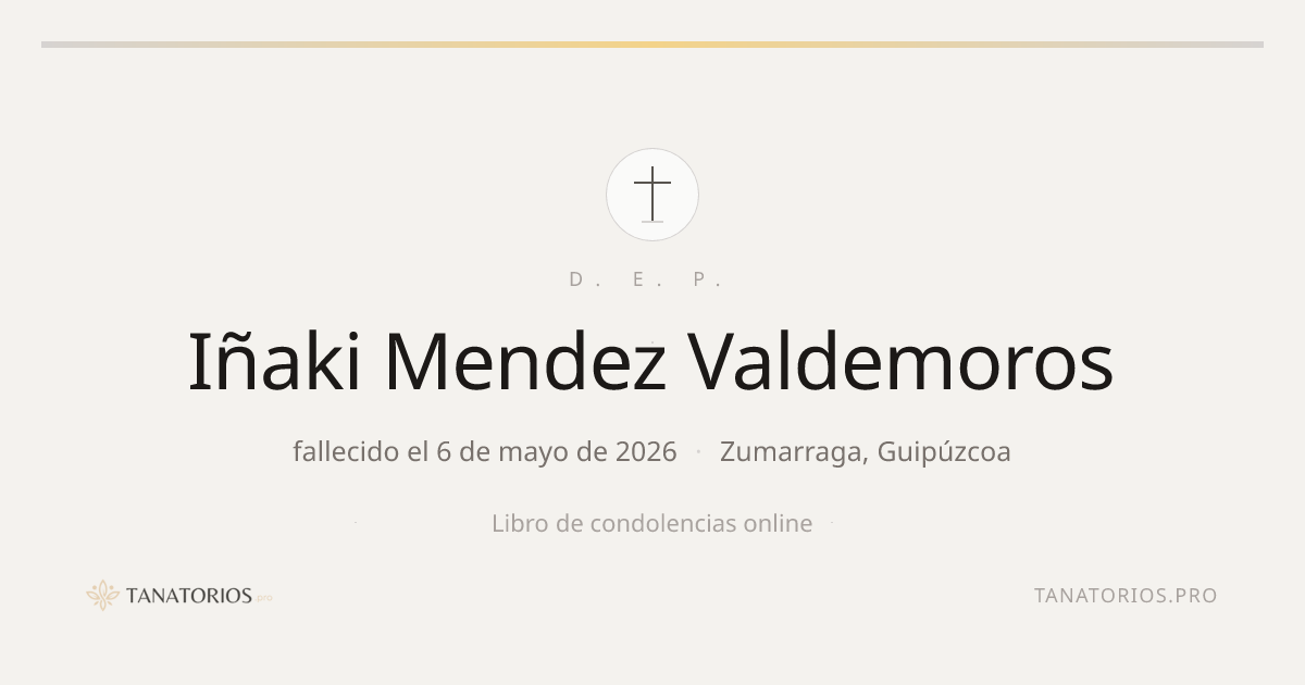 Memorial de Iñaki Mendez Valdemoros