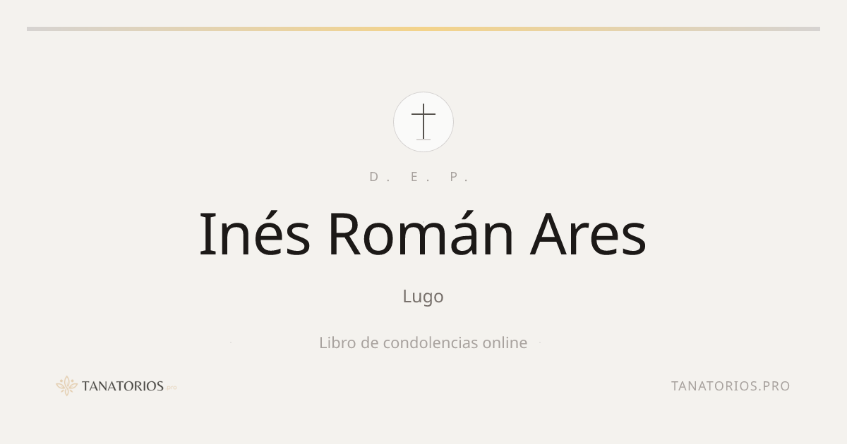 Memorial de Inés Román Ares