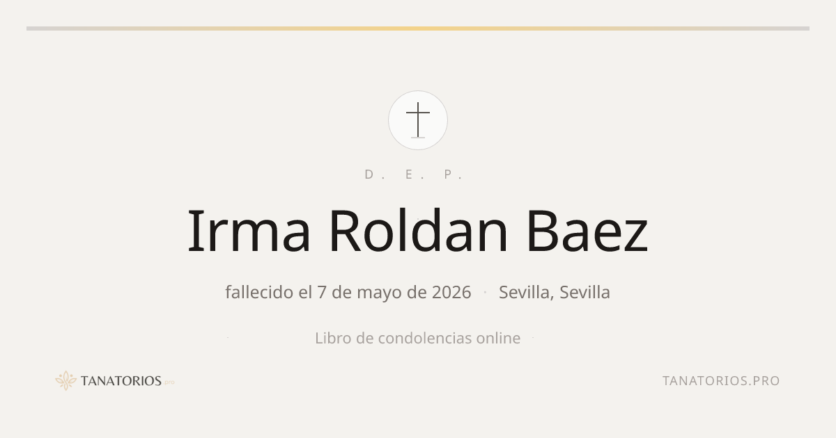 Memorial de Irma Roldan Baez
