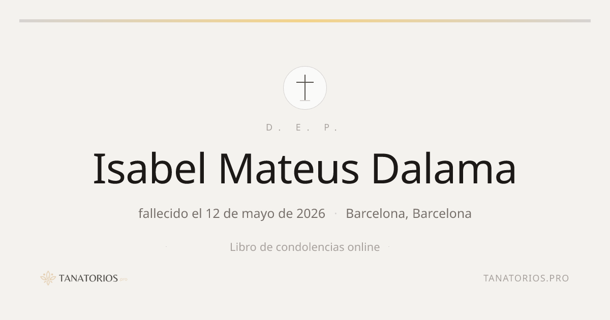 Memorial de Isabel Mateus Dalama