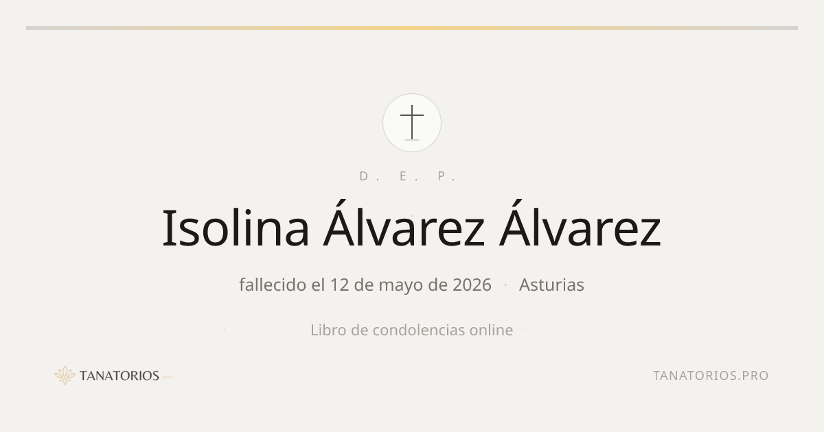 Memorial de Isolina Álvarez Álvarez