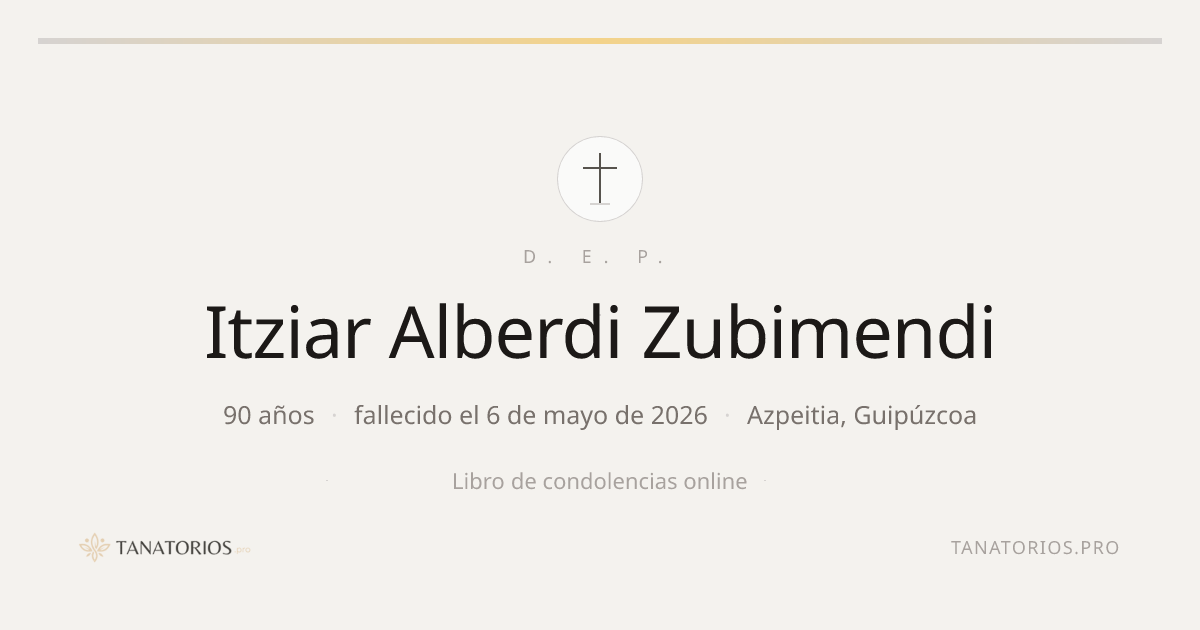 Memorial de Itziar Alberdi Zubimendi