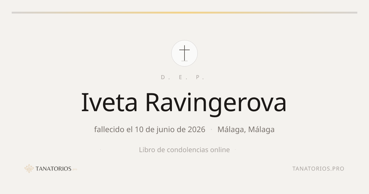 Memorial de Iveta Ravingerova