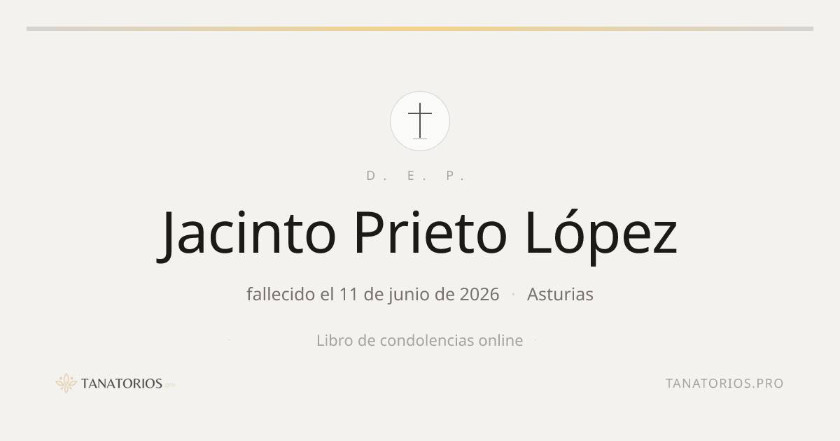 Memorial de Jacinto Prieto López