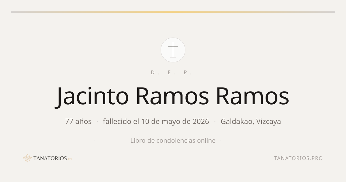 Memorial de Jacinto Ramos Ramos