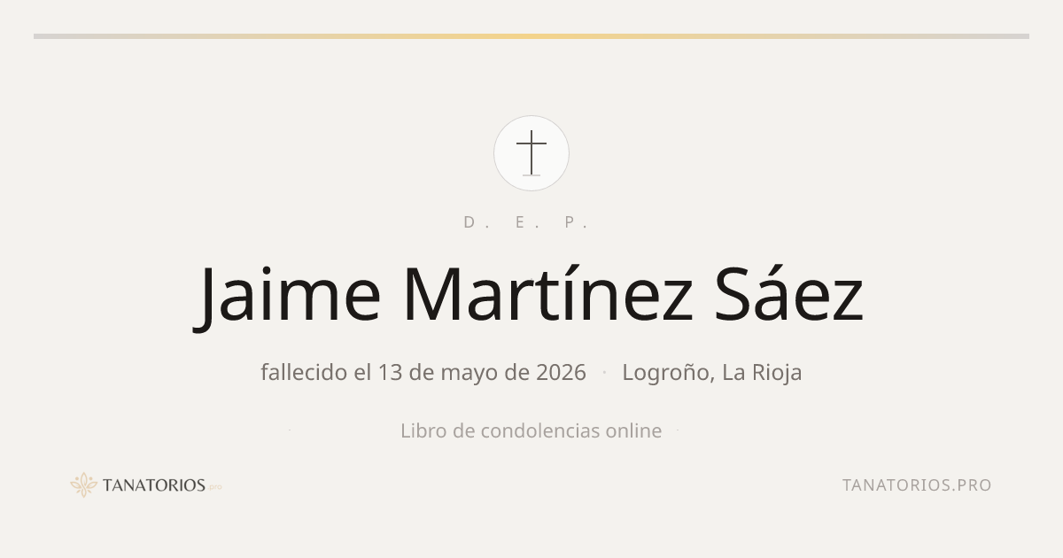 Memorial de Jaime Martínez Sáez