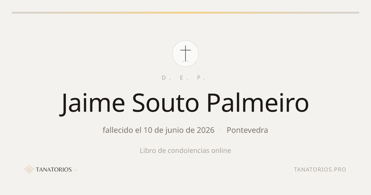 Memorial de Jaime Souto Palmeiro