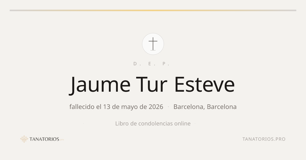 Memorial de Jaume Tur Esteve