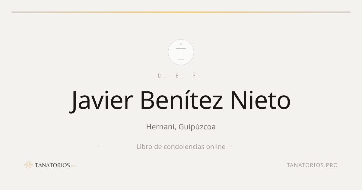 Memorial de Javier Benítez Nieto