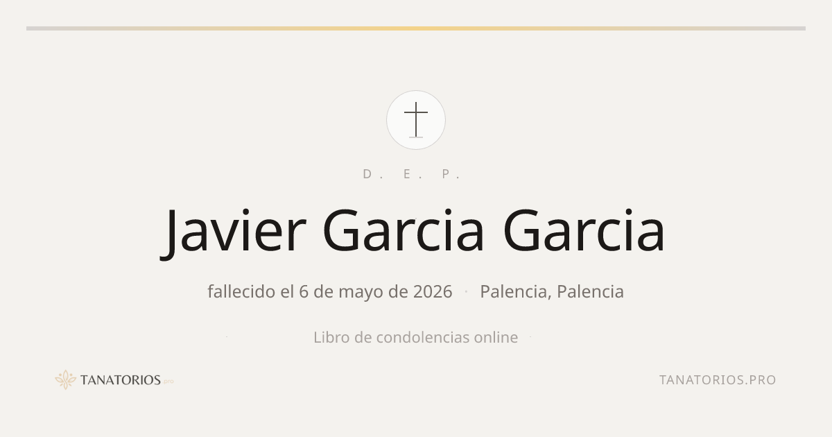 Memorial de Javier Garcia Garcia