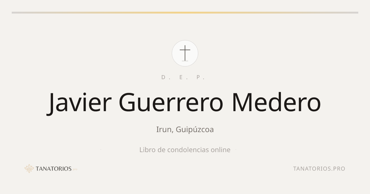Memorial de Javier Guerrero Medero