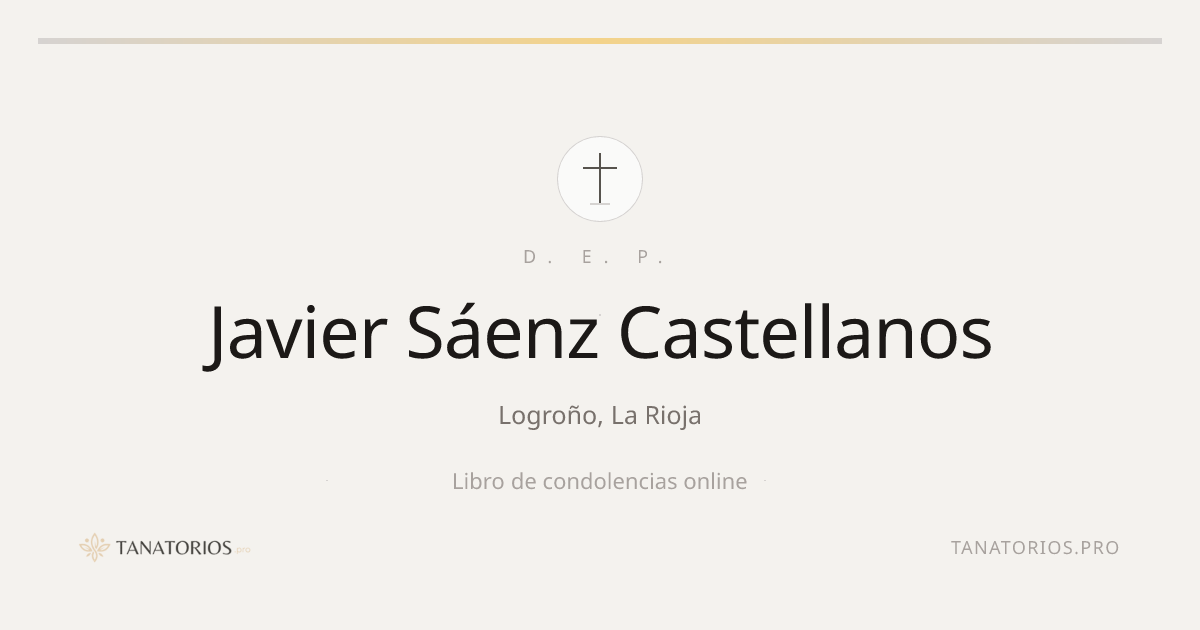 Memorial de Javier Sáenz Castellanos