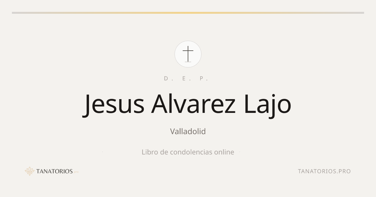 Memorial de Jesus Alvarez Lajo