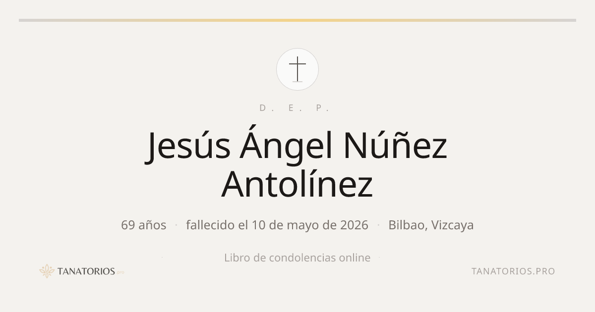 Memorial de Jesús Ángel Núñez Antolínez