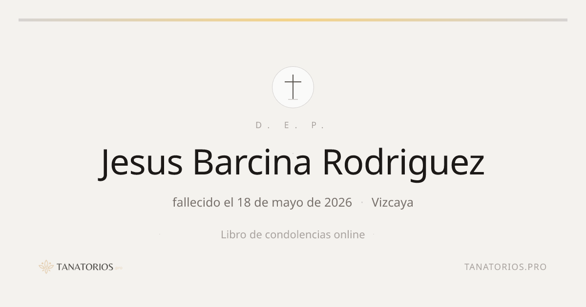 Memorial de Jesus Barcina Rodriguez