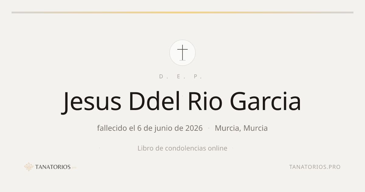 Memorial de Jesus Ddel Rio Garcia