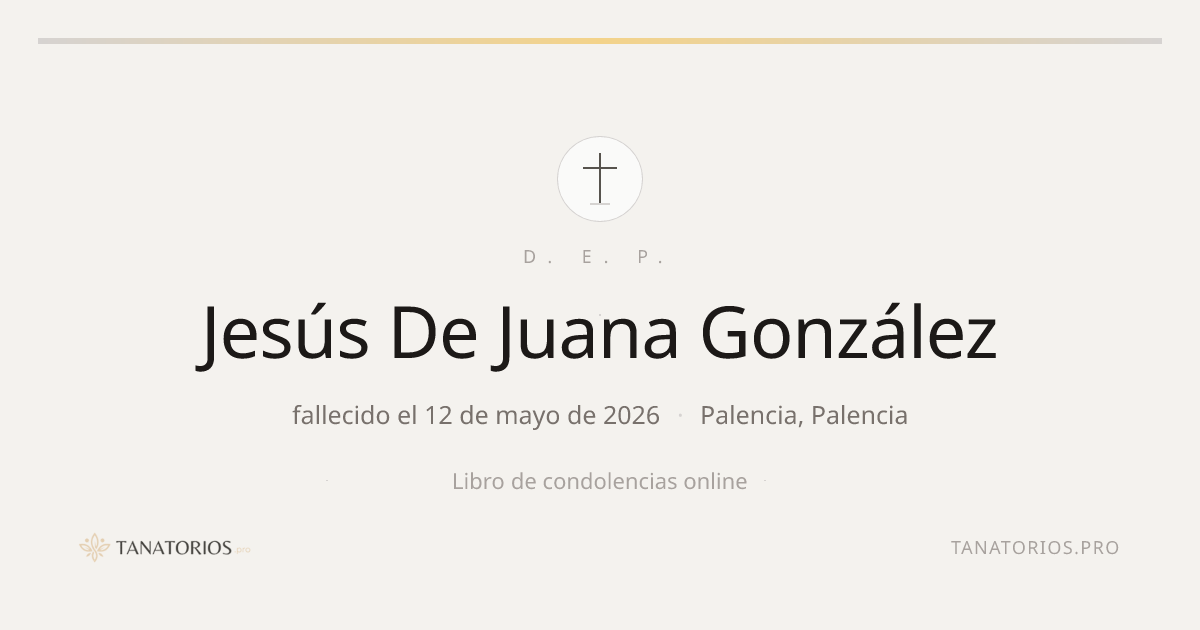 Memorial de Jesús De Juana González
