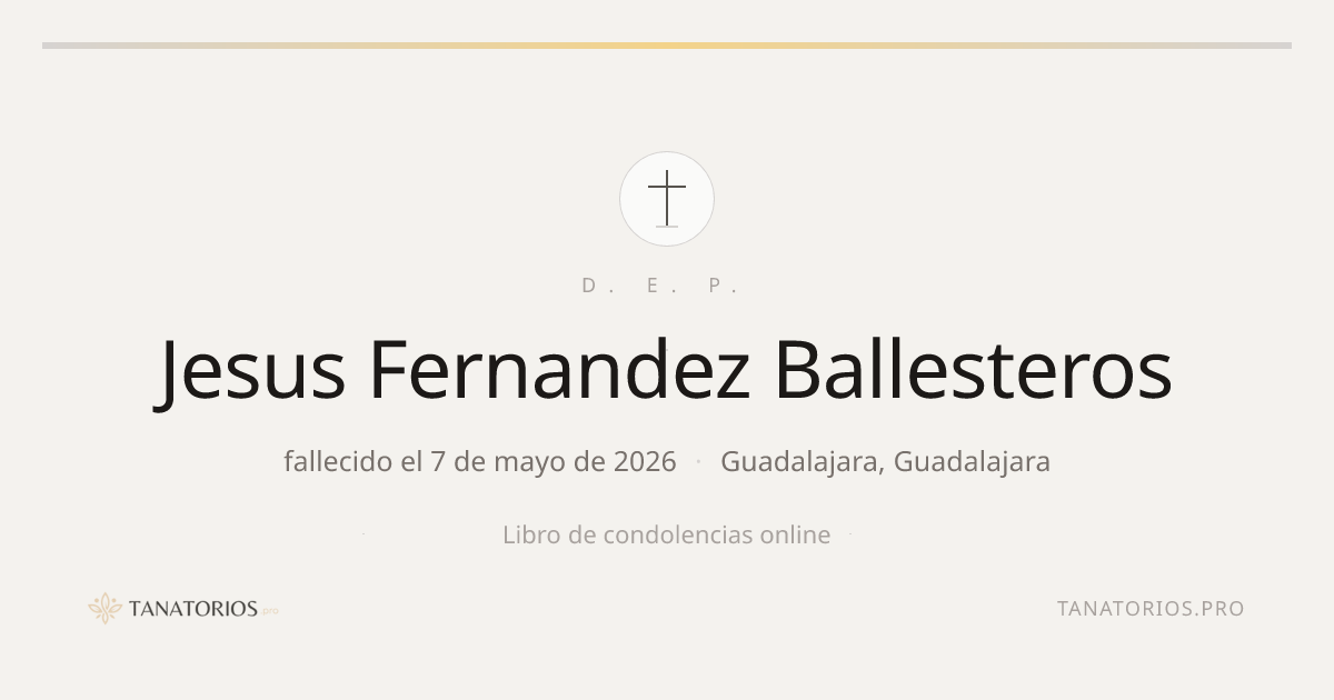 Memorial de Jesus Fernandez Ballesteros