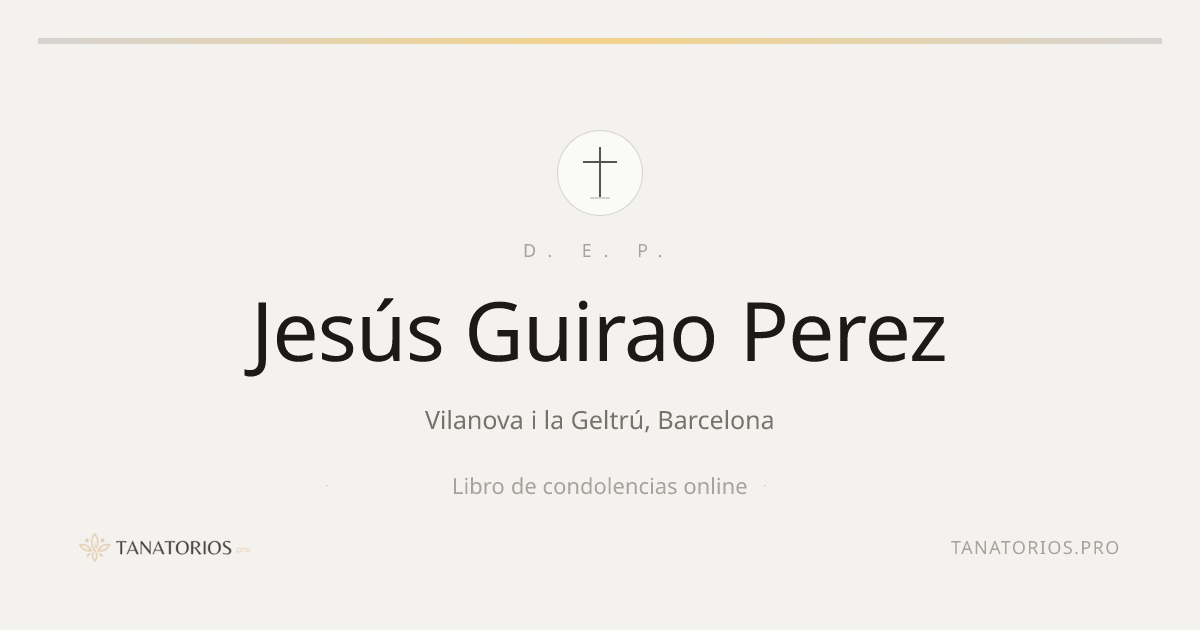 Memorial de Jesús Guirao Perez