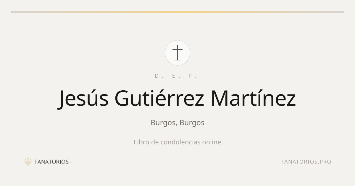 Memorial de Jesús Gutiérrez Martínez
