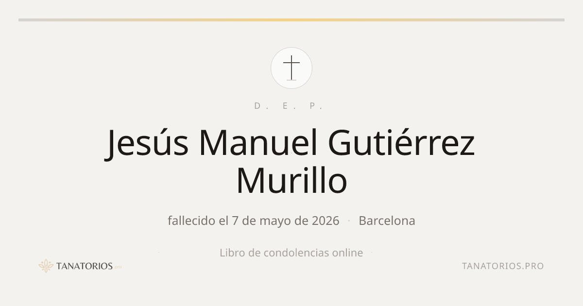 Memorial de Jesús Manuel Gutiérrez Murillo
