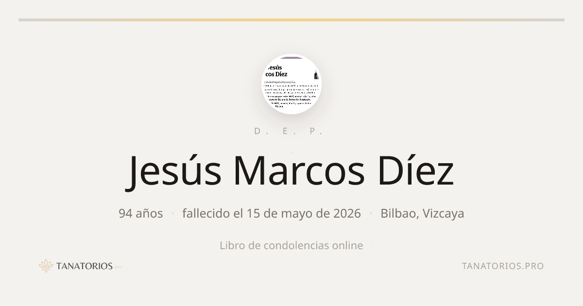 Memorial de Jesús Marcos Díez