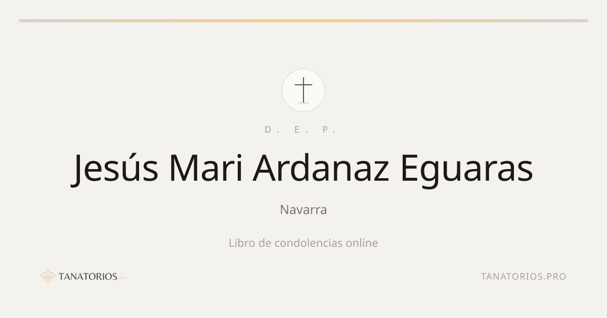 Memorial de Jesús Mari Ardanaz Eguaras