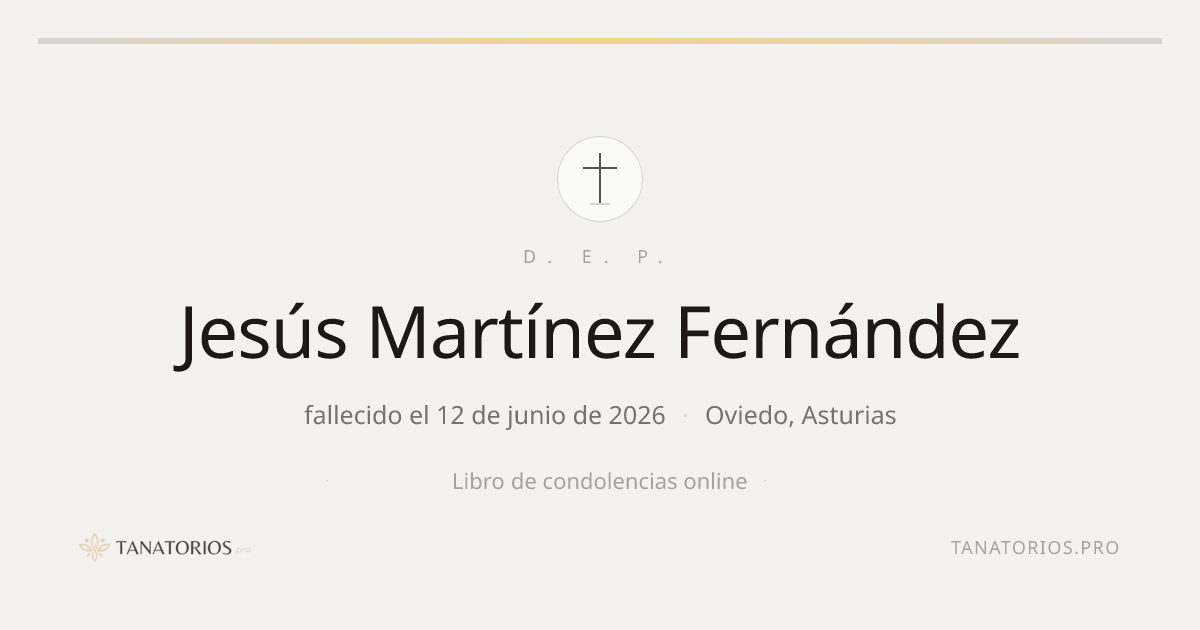 Memorial de Jesús Martínez Fernández