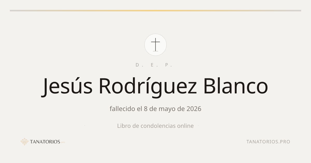 Memorial de Jesús Rodríguez Blanco