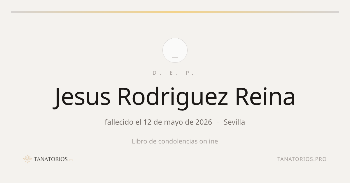 Memorial de Jesus Rodriguez Reina