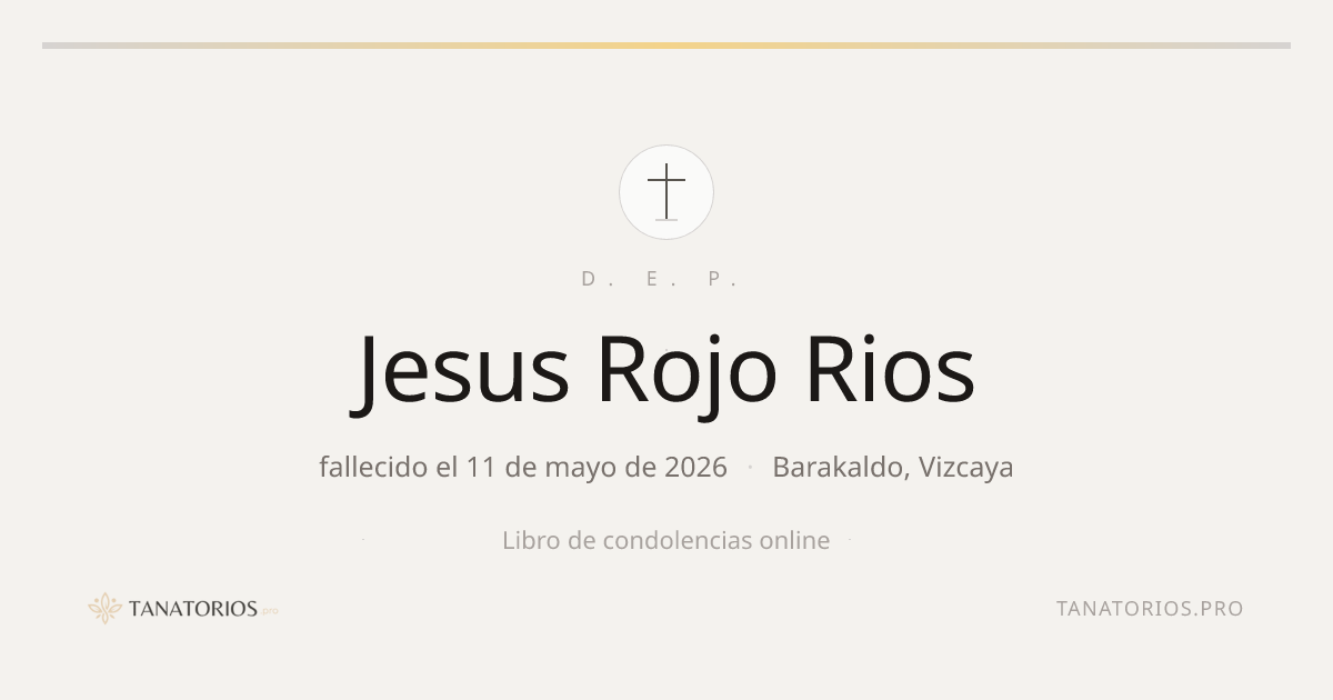 Memorial de Jesus Rojo Rios