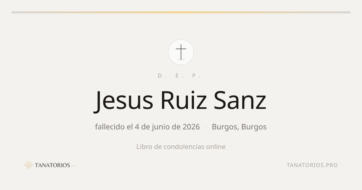 Memorial de Jesus Ruiz Sanz