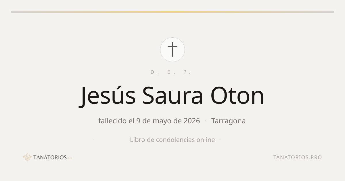 Memorial de Jesús Saura Oton