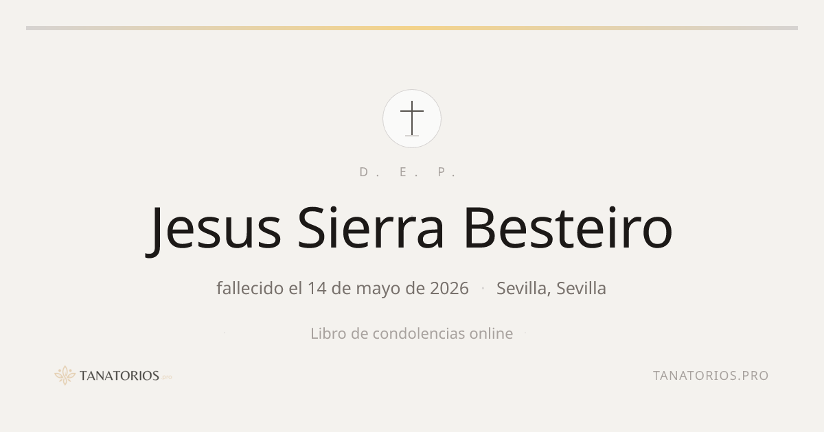 Memorial de Jesus Sierra Besteiro