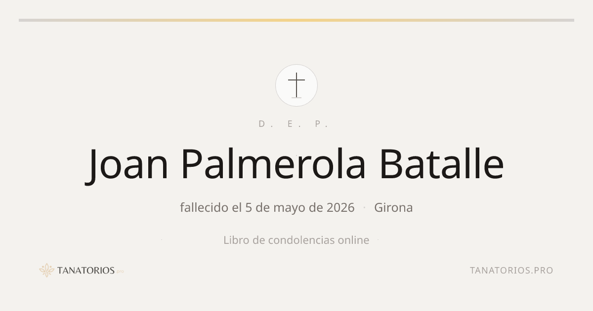 Memorial de Joan Palmerola Batalle