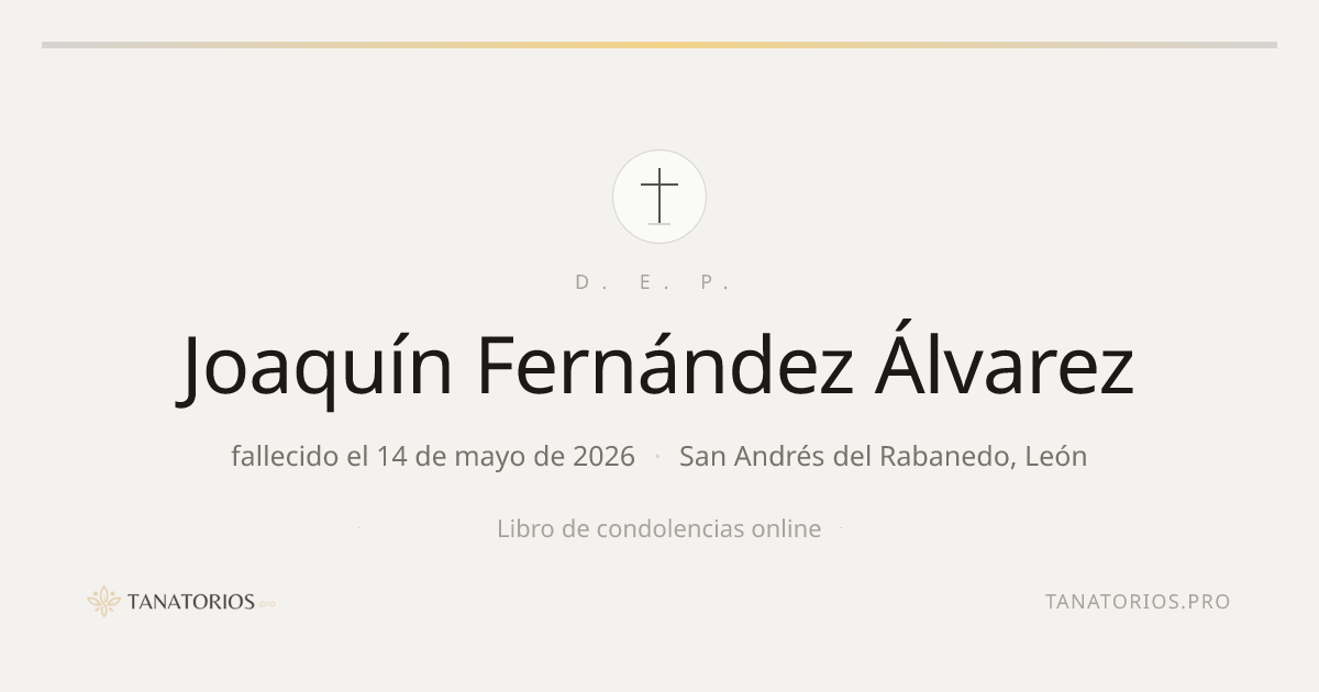Memorial de Joaquín Fernández Álvarez