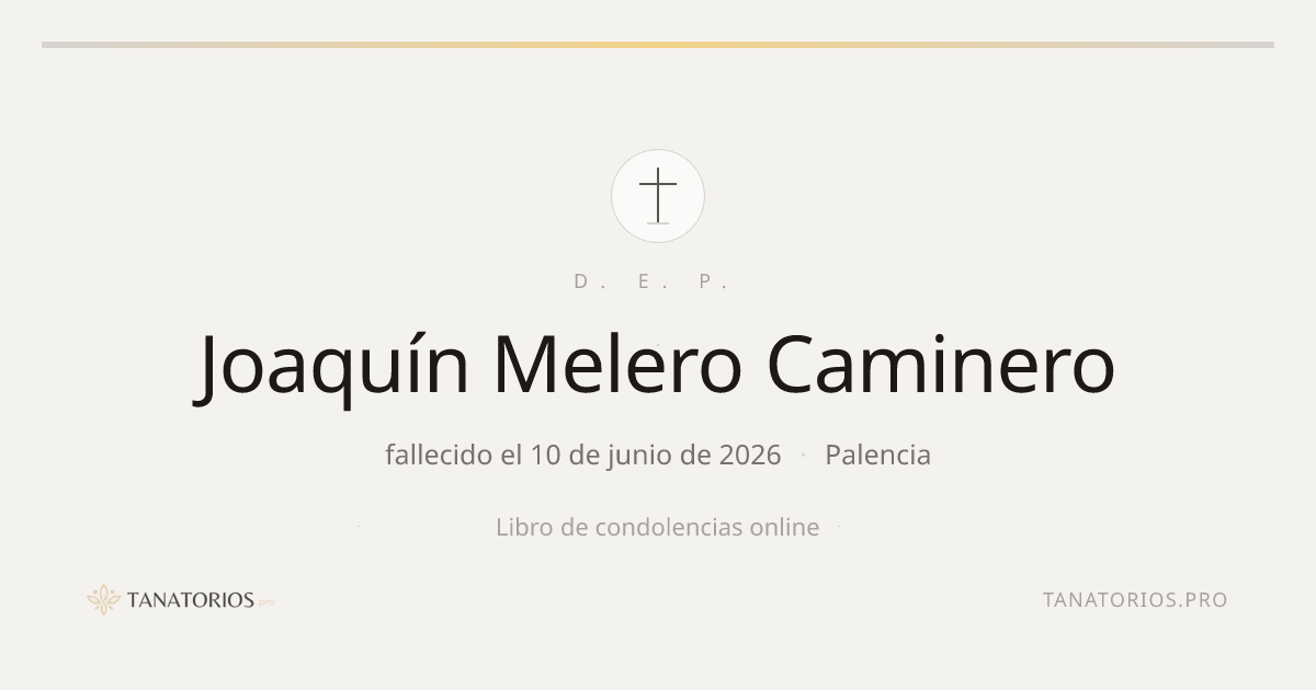 Memorial de Joaquín Melero Caminero