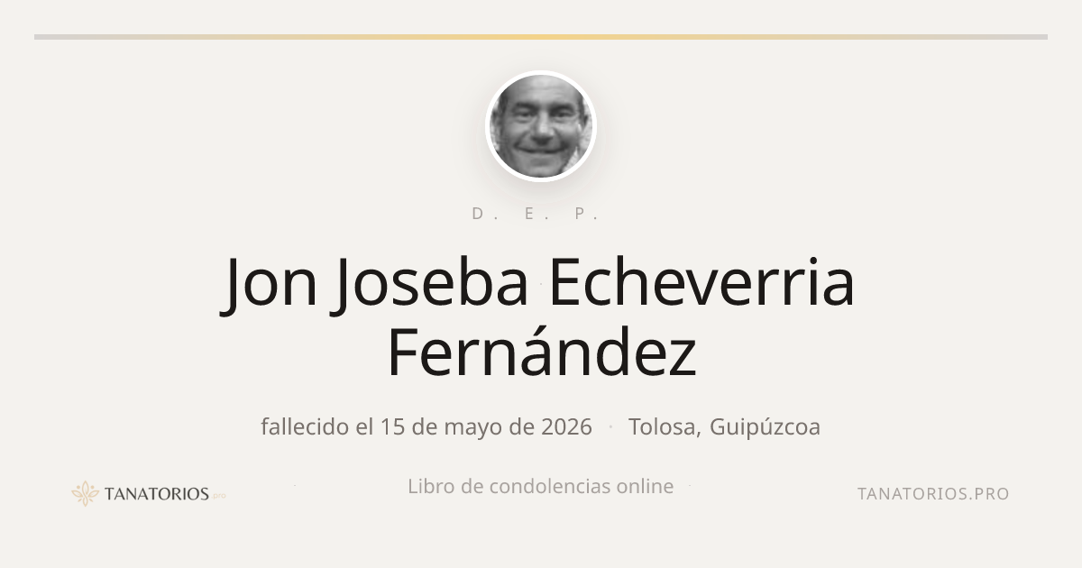 Memorial de Jon Joseba Echeverria Fernández