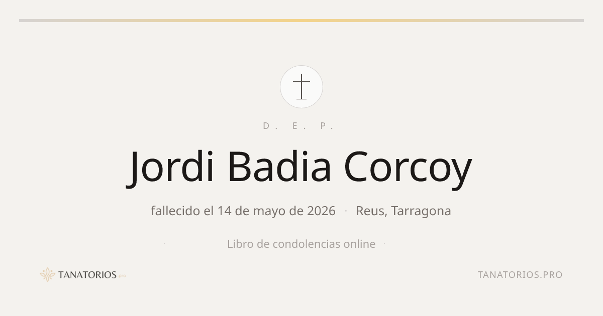 Memorial de Jordi Badia Corcoy