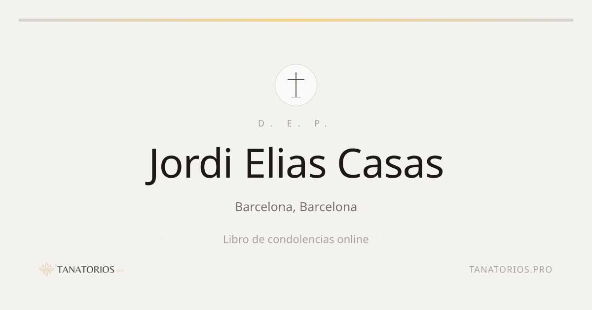 Memorial de Jordi Elias Casas